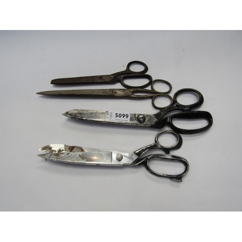 5099 - Four pairs of vintage scissors