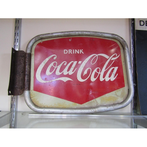 5113 - A Coca-Cola sign in alloy frame