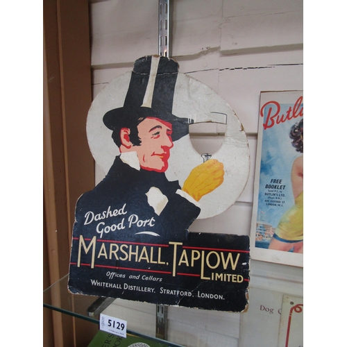 5129 - A card easel backed display; Marshall Taplow