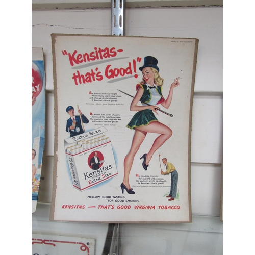 5131 - An advertising shop show card; Kensitas    (C)