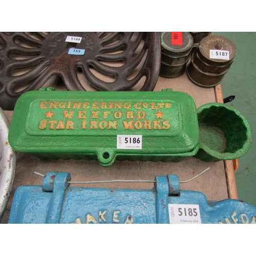 5186 - An iron Engineering Co tractor tool box