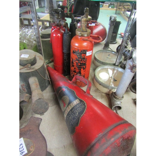 5235 - Three vintage fire extinguisers