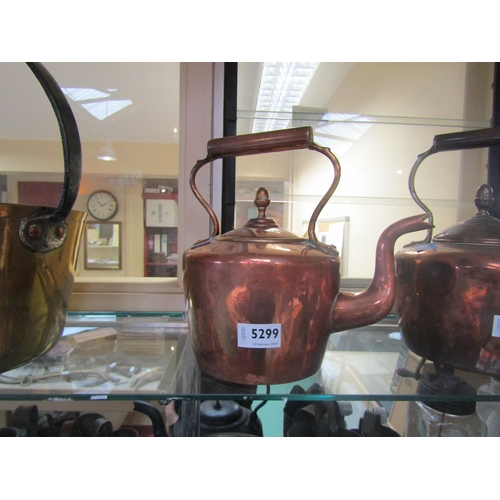 5299 - A copper kettle   (R) £15