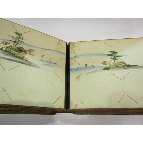 4319 - An Oriental laquer photograph album (no photographs)     (E) £15-20