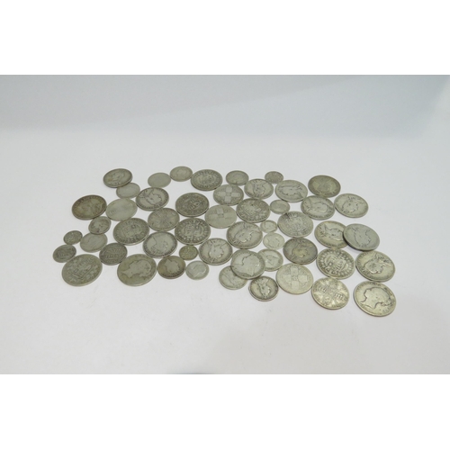 4391 - A collection of Victorian and later silver coinage, 479g