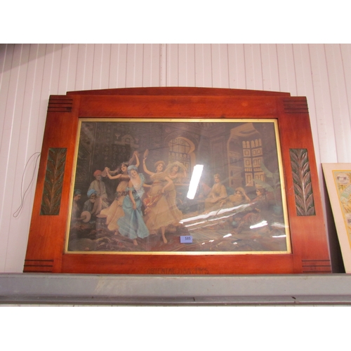 2118 - An Art Deco print of dancers in interior scene entitled 