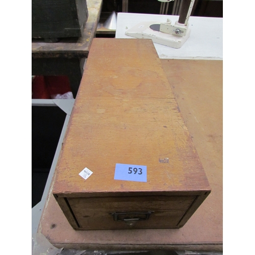 2032 - A plywood filing table top cabinet      (group)