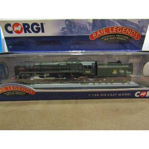 4276 - Four Corgi 1:20 die-cast model railway engines 