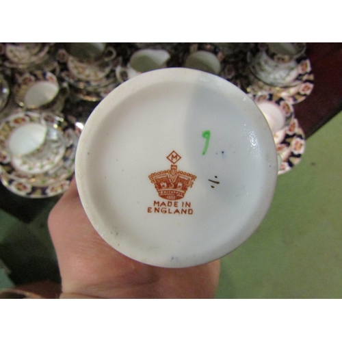 4295 - A large quantity of Royal Albion Victorian table wares including cups and saucers