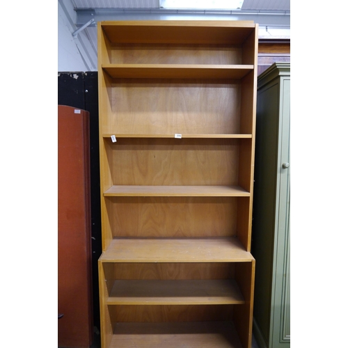 2342 - A beech ex school bookcase     (E) £20-30