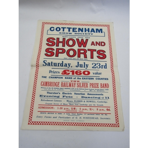 5223 - Five Cottenham show posters