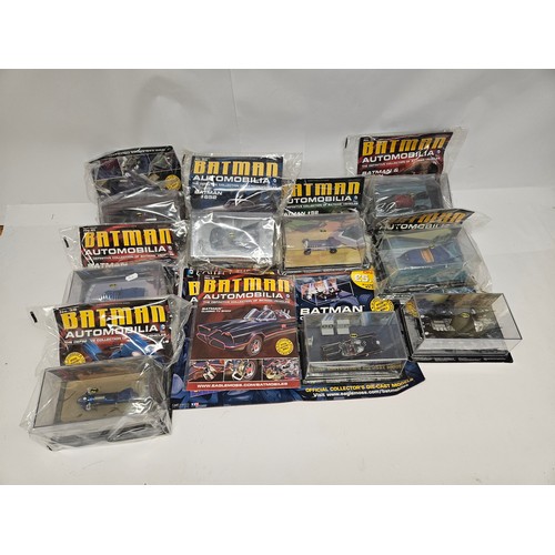 8379 - DC Comics Eaglemoss Batman Automobilia diecast models - twenty-two boxed diecast vehicles including ... 