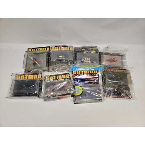 8379 - DC Comics Eaglemoss Batman Automobilia diecast models - twenty-two boxed diecast vehicles including ... 