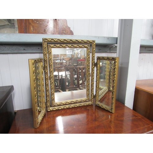 2143 - A tripple dressing table mirror