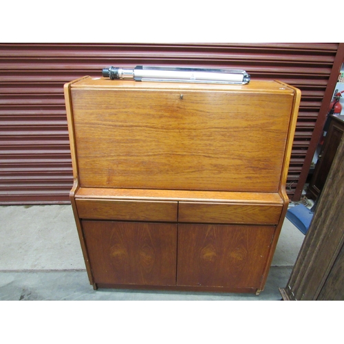 2460 - A 1960's Remploy teak bureau     (E) £8-12