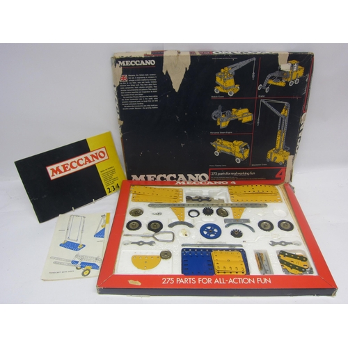 8360 - A Meccano set 4 box with partial contents