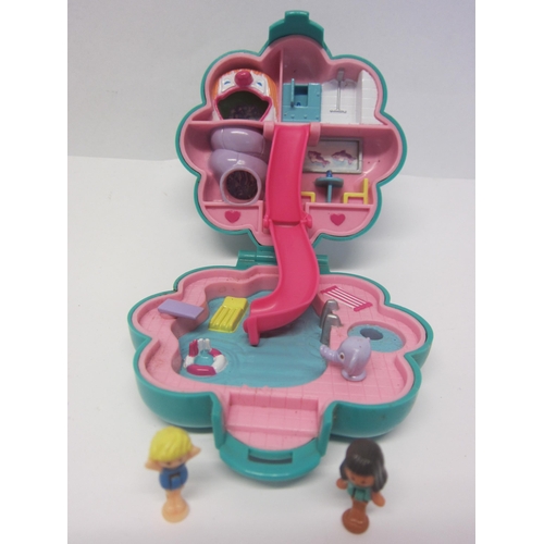 8068 - A collection of Bluebird Toys Polly Pocket play sets c.1990-1996, to include Water Fun Park, Clubhou... 