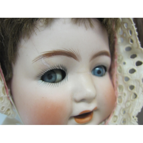 8327 - Two early 20th Century German bisque head dolls to include Simon & Halbig 126 with brown wig, striat... 