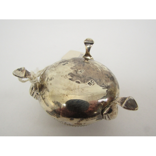 6458 - Silver mustards, salts and trinket pot (5), 193g