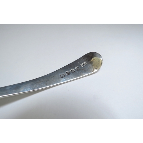 6366 - A Thomas Harper II Georgian silver sifting spoon, London 1806, 47g