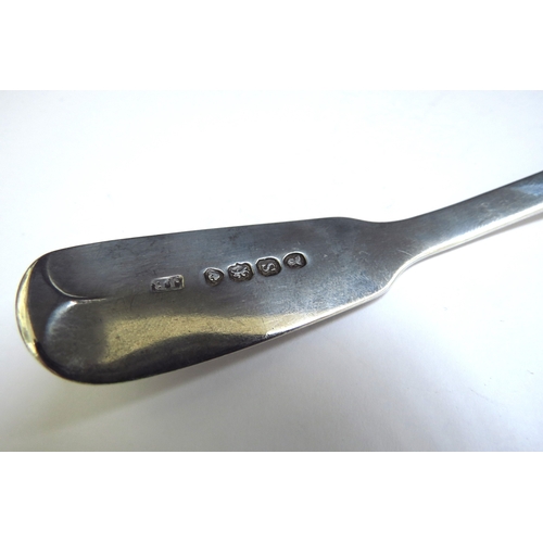 6376 - A James Beebe silver sauce ladle, London 1833, 58.2g