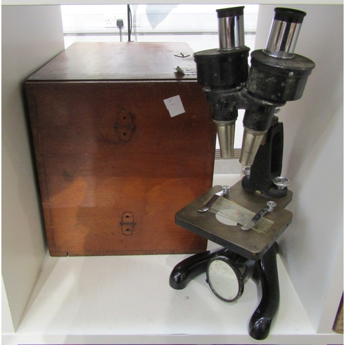 6178 - A Beck London Binomax 8456 microscope