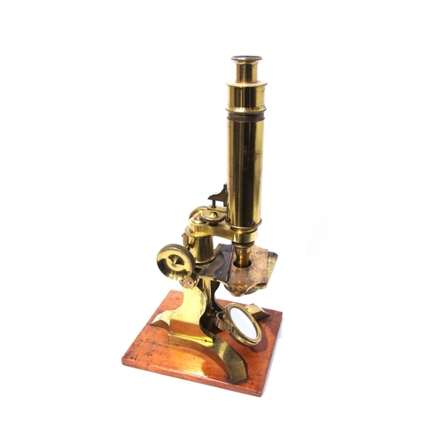 6185 - A James How, London, microscope  (R)  £100