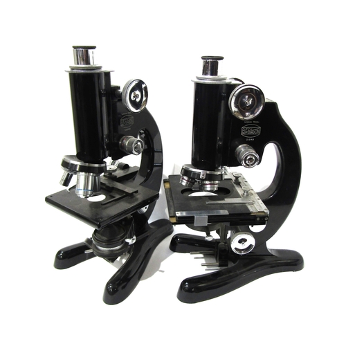 6186 - Two Beck London microscopes model 33380 and 21548  (E)  £30-40  GROUP