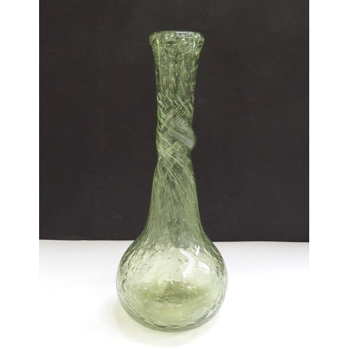 6358 - A Kimball and Durand Art Glass Company adventurine Clutha vase C1925 with etched K107 mark to base, ... 