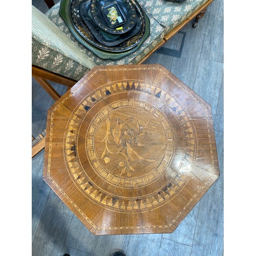 6113 - A Sorrento inaid occasional table, 73.5cm x 57cm x 57cm