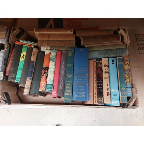 1487 - Two boxes of miscellaneous novel's to include, 