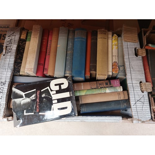 1487 - Two boxes of miscellaneous novel's to include, 