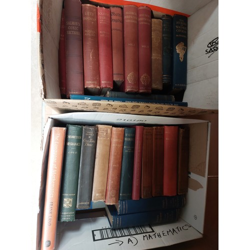 1482 - Two boxes of miscellaneous, volumes to include Rudyard Kipling, 