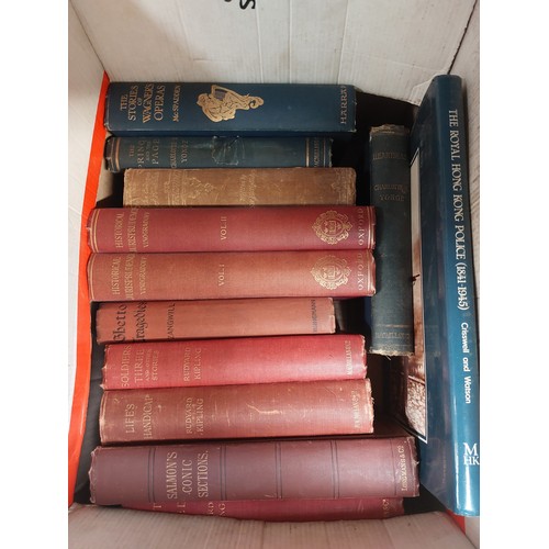 1482 - Two boxes of miscellaneous, volumes to include Rudyard Kipling, 