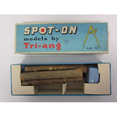 8111 - A Triang Spot-On 111A/O.T diecast model Ford Thames Trader with Flat Float and Log Load, finished in... 