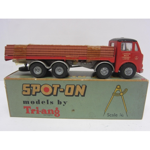 8116 - A Triang Spot-On 110/2B diecast model AEC Mammoth Major 8 with Flat Float and Brick Load in 'London ... 