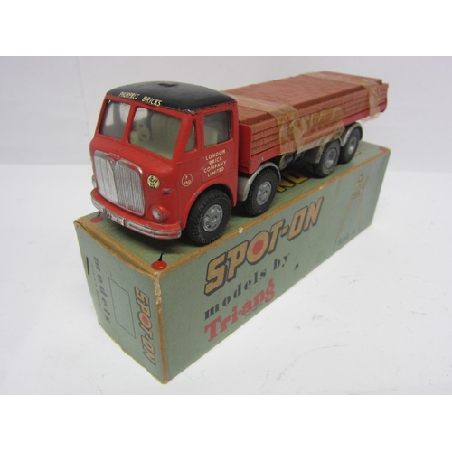 8116 - A Triang Spot-On 110/2B diecast model AEC Mammoth Major 8 with Flat Float and Brick Load in 'London ... 