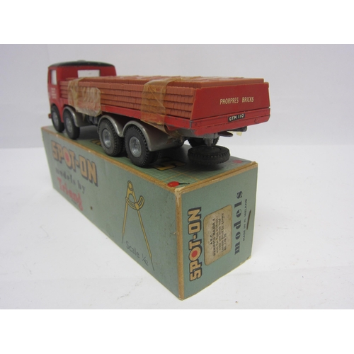 8116 - A Triang Spot-On 110/2B diecast model AEC Mammoth Major 8 with Flat Float and Brick Load in 'London ... 