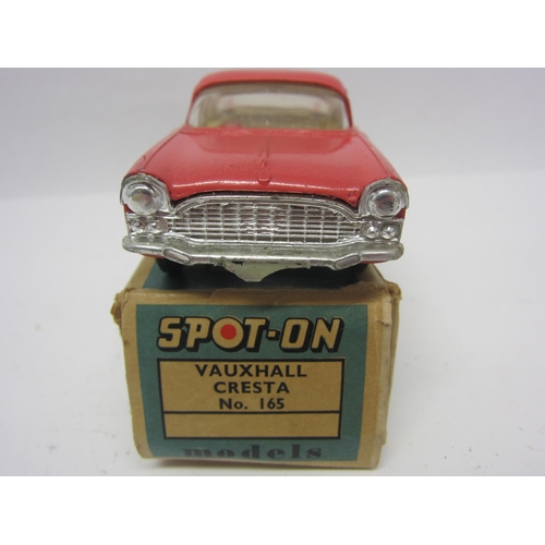 8119A - A Triang Spot-On 165 diecast model Vauxhall Cresta in salmon pink, cream interior with red plastic s... 