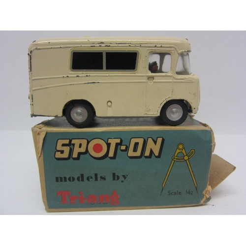 8109 - A Triang Spot-On 207 diecast model Wadham Morris Ambulance in cream, cream interior with two figures... 