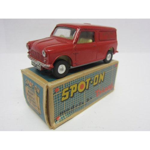 8108 - A Triang Spot-On 210/1 diecast model Morris Royal Mail Mini-Van in red with cream interior, in origi... 