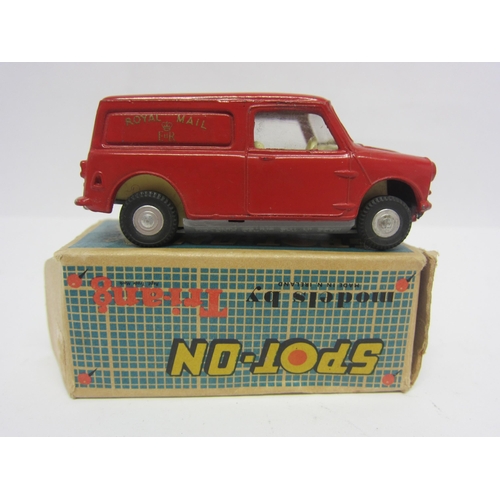 8108 - A Triang Spot-On 210/1 diecast model Morris Royal Mail Mini-Van in red with cream interior, in origi... 