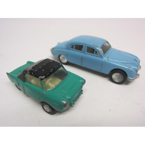 8094 - Two Triang Spot-On diecast model vehicles to include 114 Jaguar 3.4 Litre in light blue and 119 Mead... 