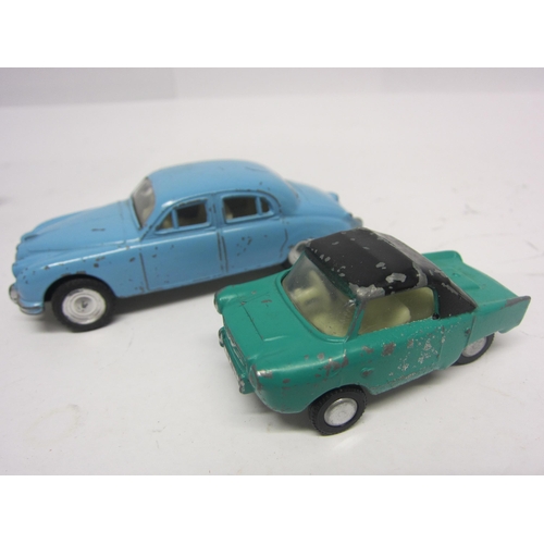 8094 - Two Triang Spot-On diecast model vehicles to include 114 Jaguar 3.4 Litre in light blue and 119 Mead... 