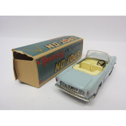 8105 - A Triang Spot-On 166 diecast model Renault Floride in light blue with cream interior and black plast... 