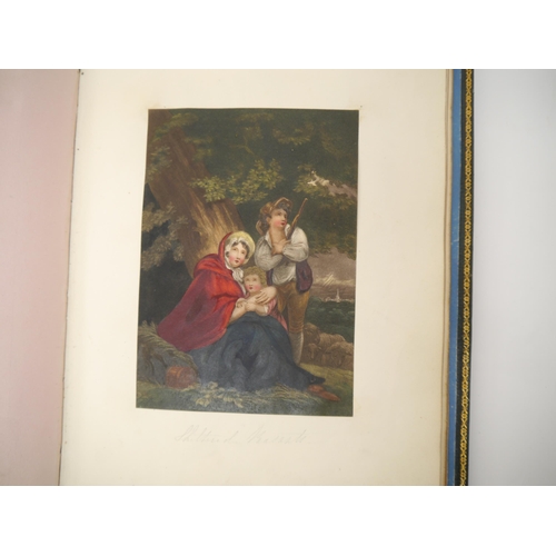 7096 - A fine Georgian commonplace album c.1831, containing many well executed pen, ink and watercolour ske... 