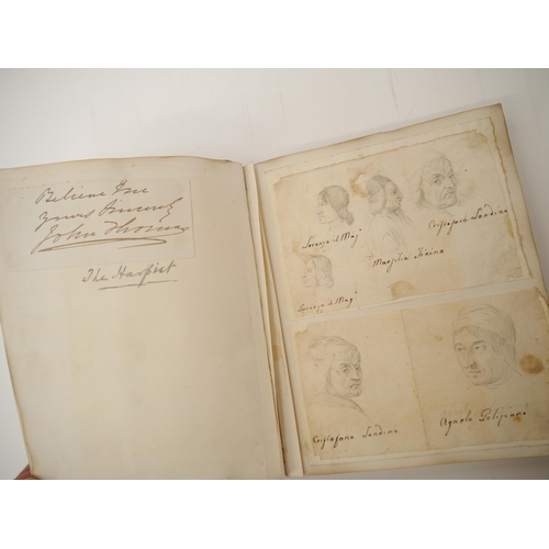 7097 - A disbound scrap album belonging to William George Benjamin Bullock Barker, of Shipdham Hall, Norfol... 