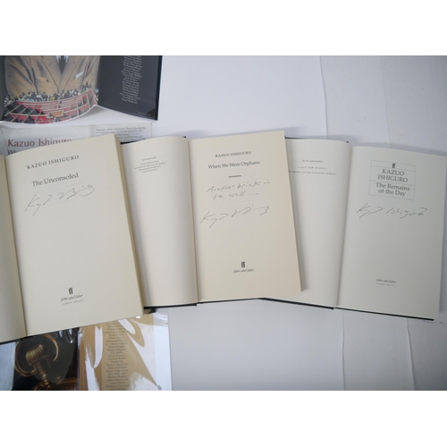 7177 - Kazuo Ishiguro, a collection of 13 works, all first editions, first impressions, ALL SIGNED, compris... 