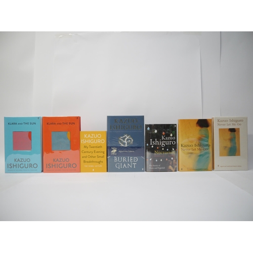 7177 - Kazuo Ishiguro, a collection of 13 works, all first editions, first impressions, ALL SIGNED, compris... 