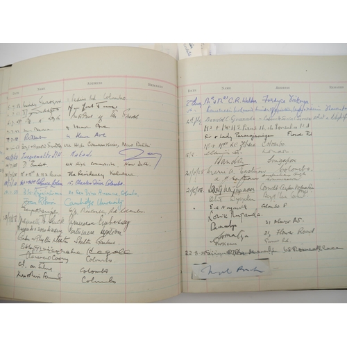 7301 - A Visitors' Book containing approx. 2000 autographs 1956-1967, many of politicians, diplomats, civil... 